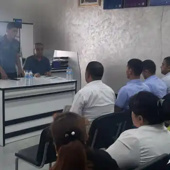 Training seminar held in Bukhara region by responsible employees of the head office in cooperation with representatives of law enforcement agencies.