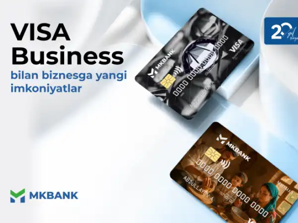 MKBANKdan korporativ Visa Business kartalari