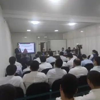 Training seminar held in Fergana region by responsible employees of the head office in cooperation with representatives of law enforcement agencies.