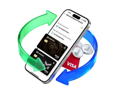 Commission-free transfers with Visa!