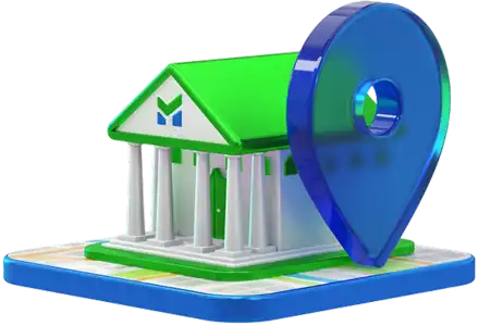 Apply for a loan at the bank office