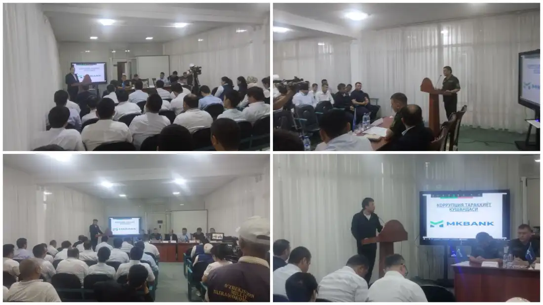 Training seminar held in Fergana region by responsible employees of the head office in cooperation with representatives of law enforcement agencies.