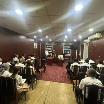 Training seminar held in Namangan region by responsible employees of the head office in cooperation with representatives of law enforcement agencies.