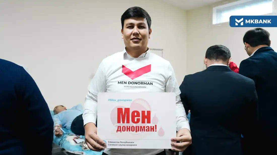 MKBANKda "Birga hayotni saqlaymiz” milliy donorlik aksiyasi!