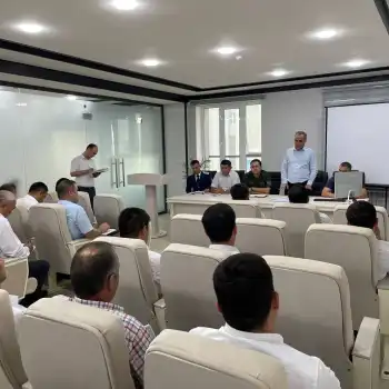 Training seminar held in Khorezm region by responsible employees of the head office in cooperation with representatives of law enforcement agencies.