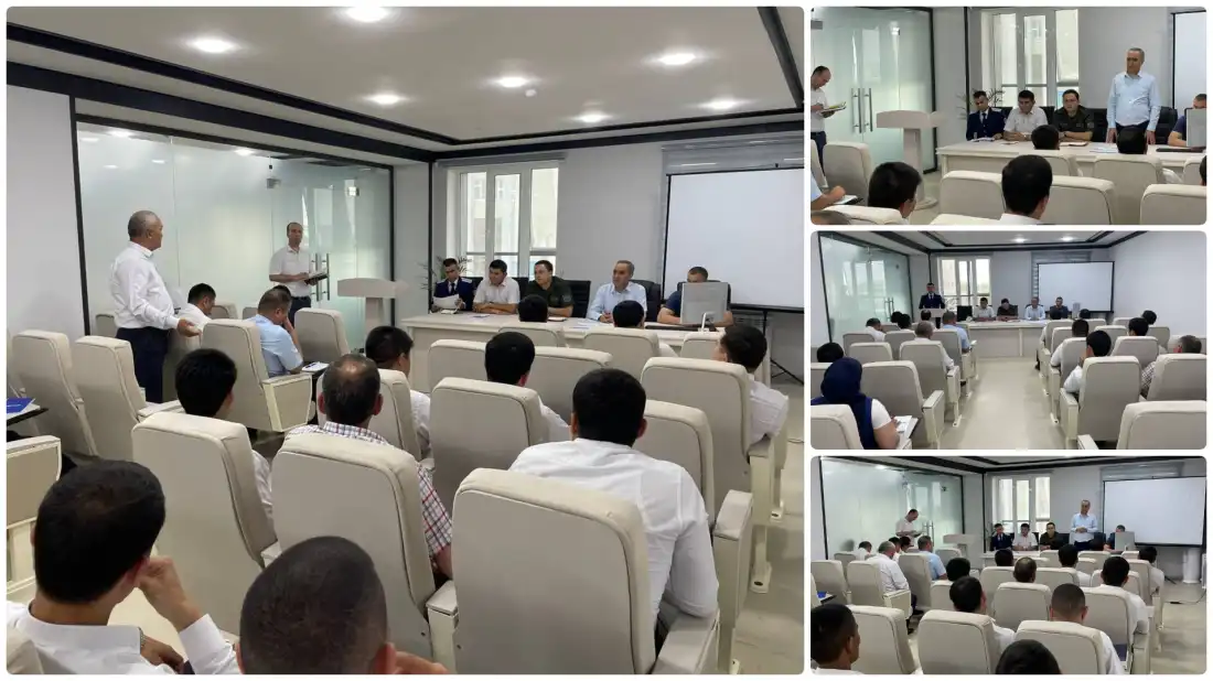 Training seminar held in Khorezm region by responsible employees of the head office in cooperation with representatives of law enforcement agencies.